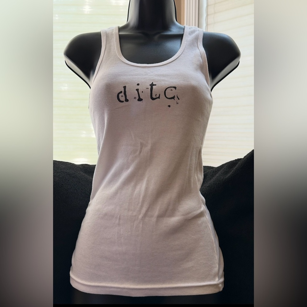 DITC VINTAGE classic fit white tank